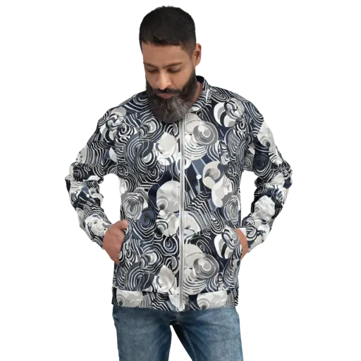 Nautical Noise on a Bomber Jacket
