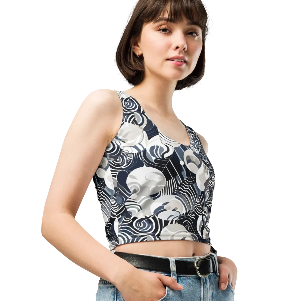 Nautical Noise on Crop Top — Right Front