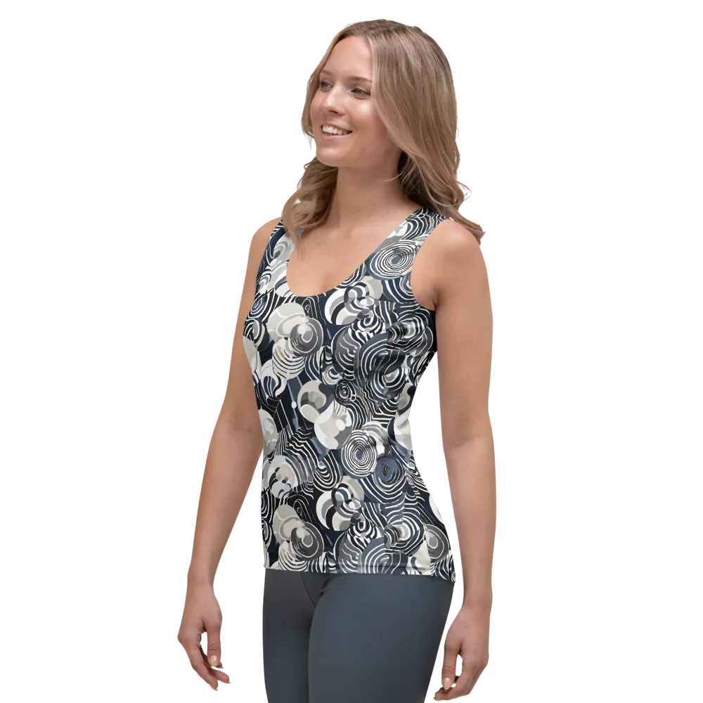 Nautical Noise on Women's Tank Top — Left Front