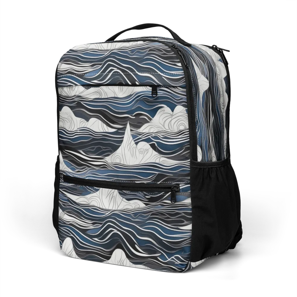 Inkbound Tides on Utility Backpack — Left Front