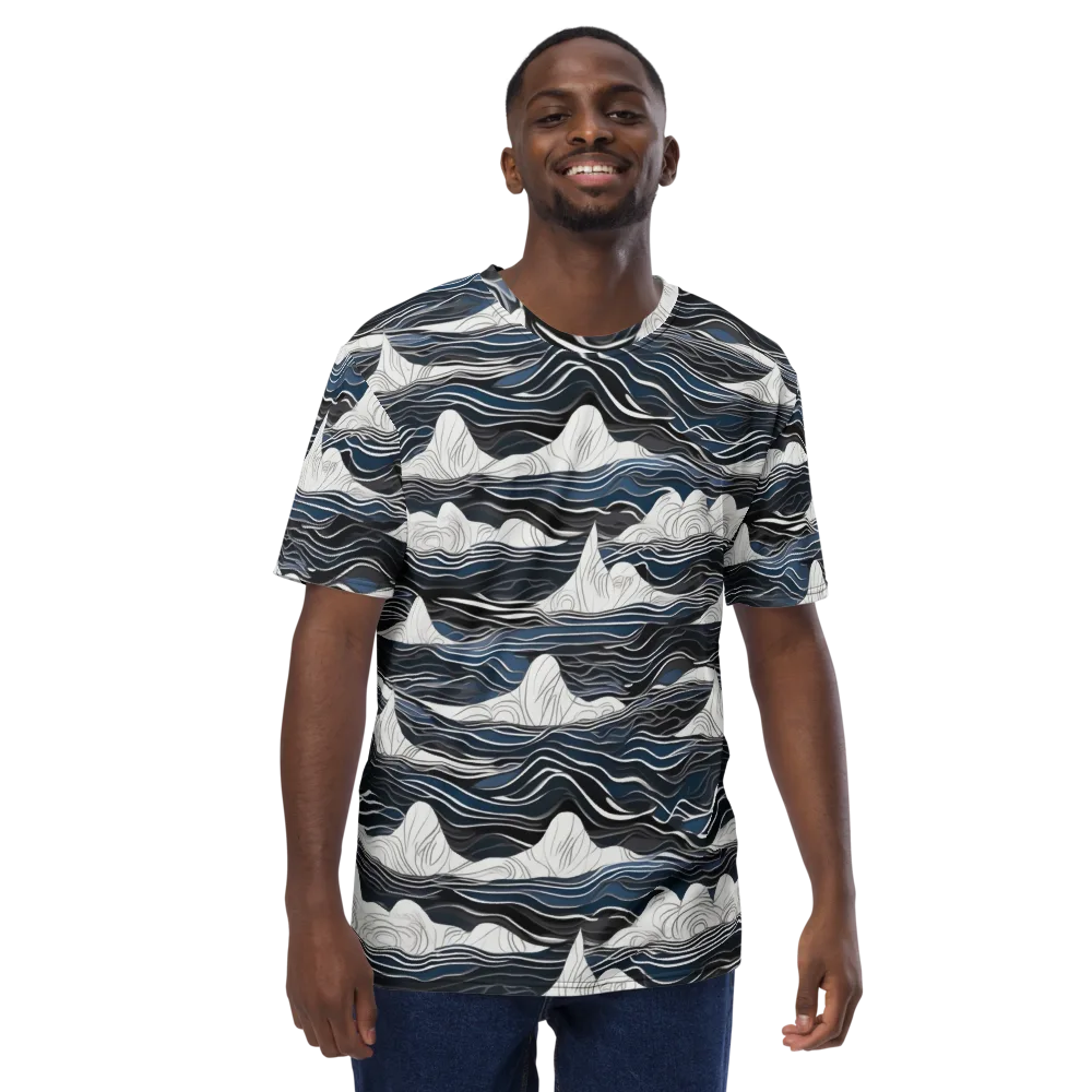 Inkbound Tides on Men's Crew Neck T-Shirt — Front