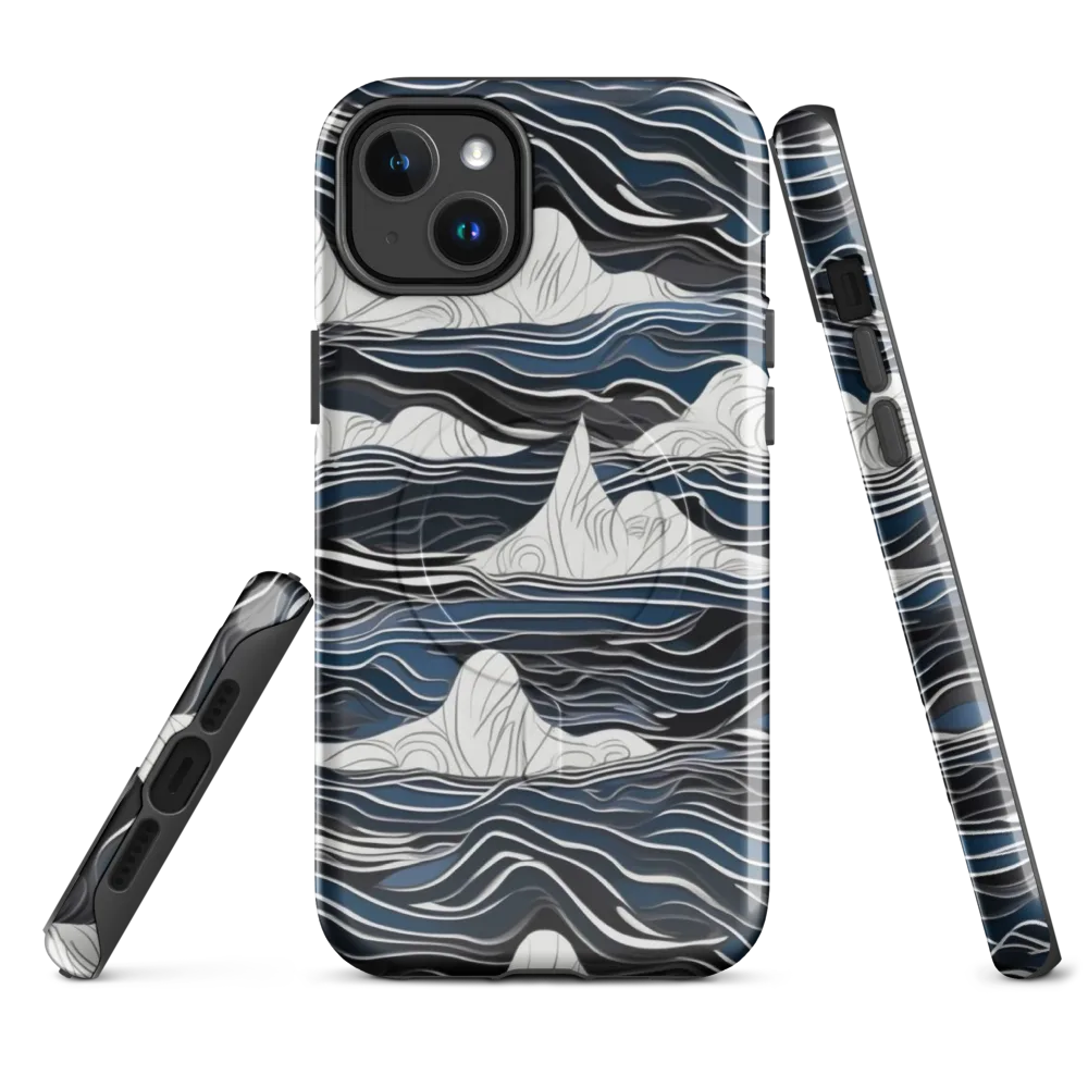 Inkbound Tides on MagSafe Tough Case for iPhone® — Front
