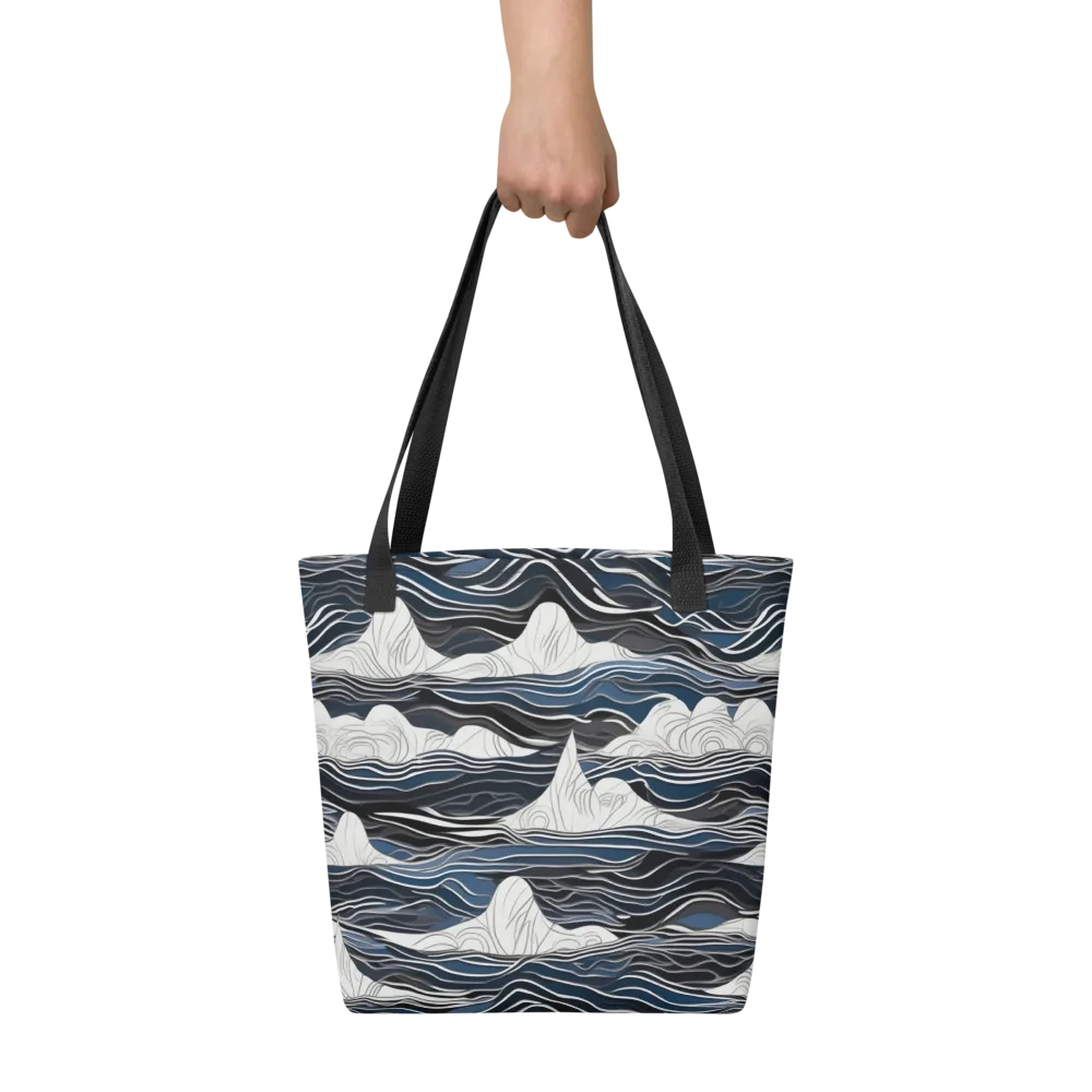 Inkbound Tides on Tote Bag — Front