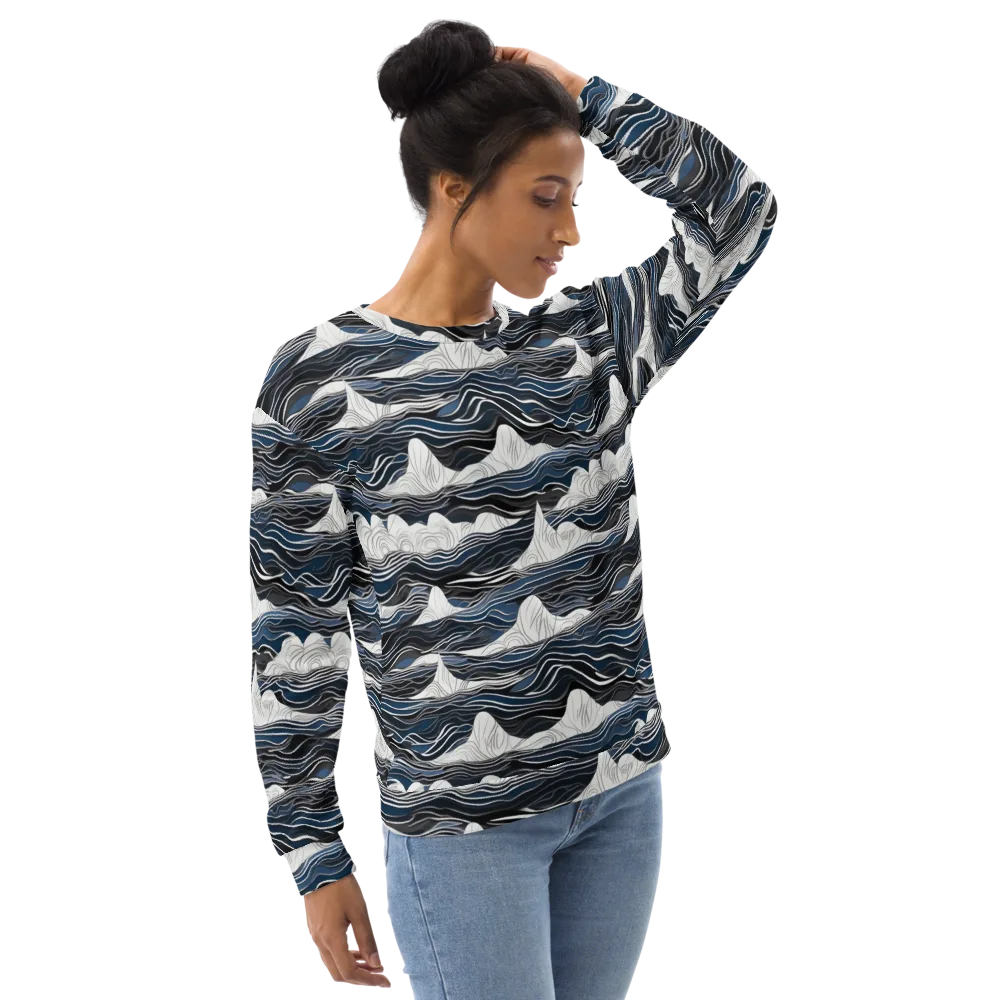 Inkbound Tides on Sweatshirt — Right Front