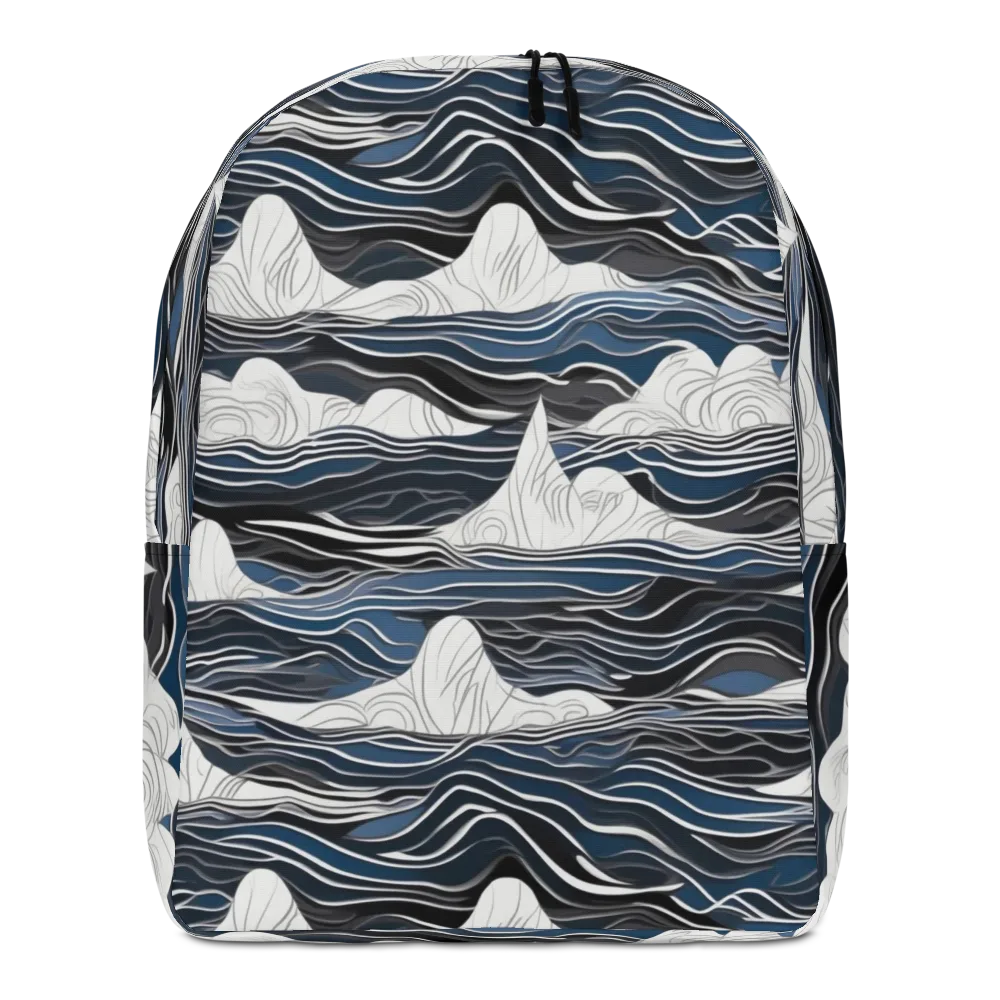 Inkbound Tides on Minimalist Backpack — Front