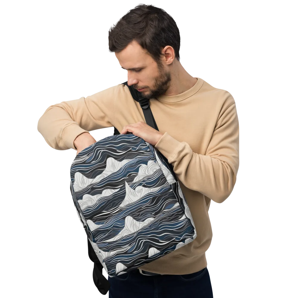 Inkbound Tides on Minimalist Backpack — Front