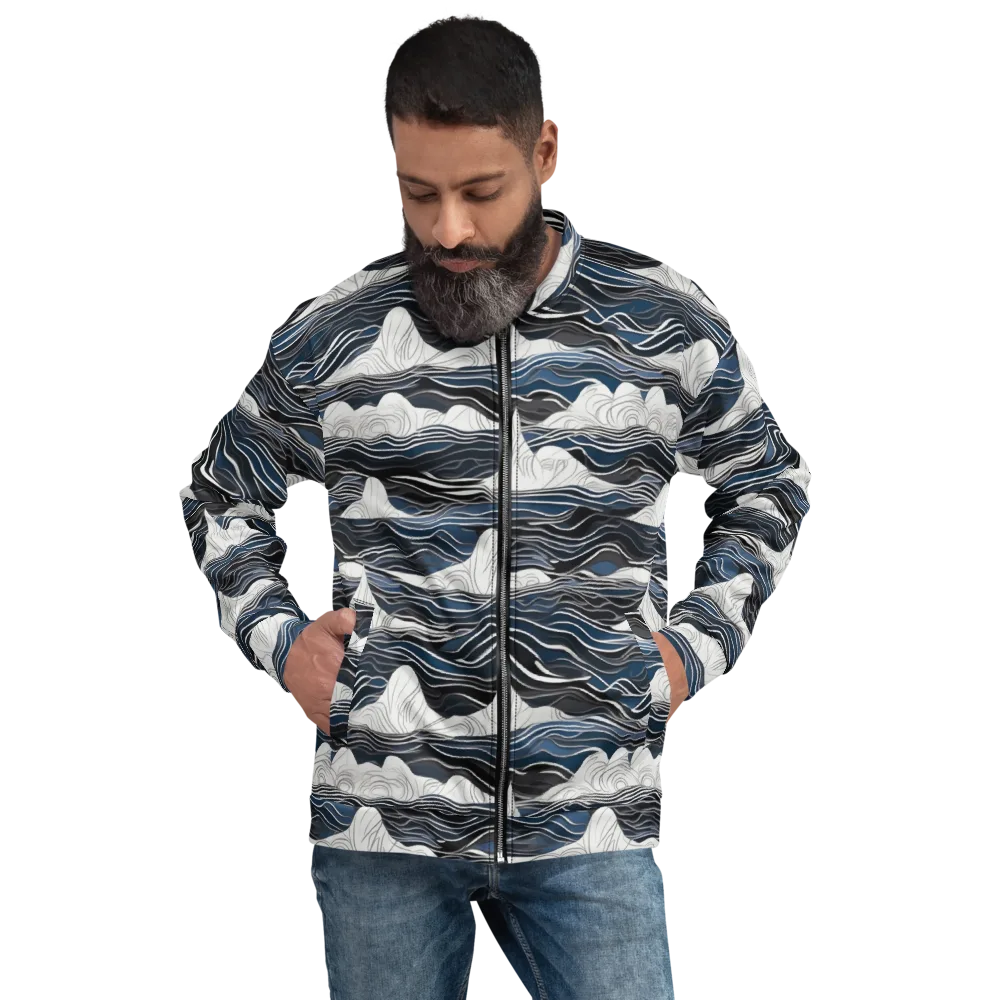 Inkbound Tides on Bomber Jacket — Front