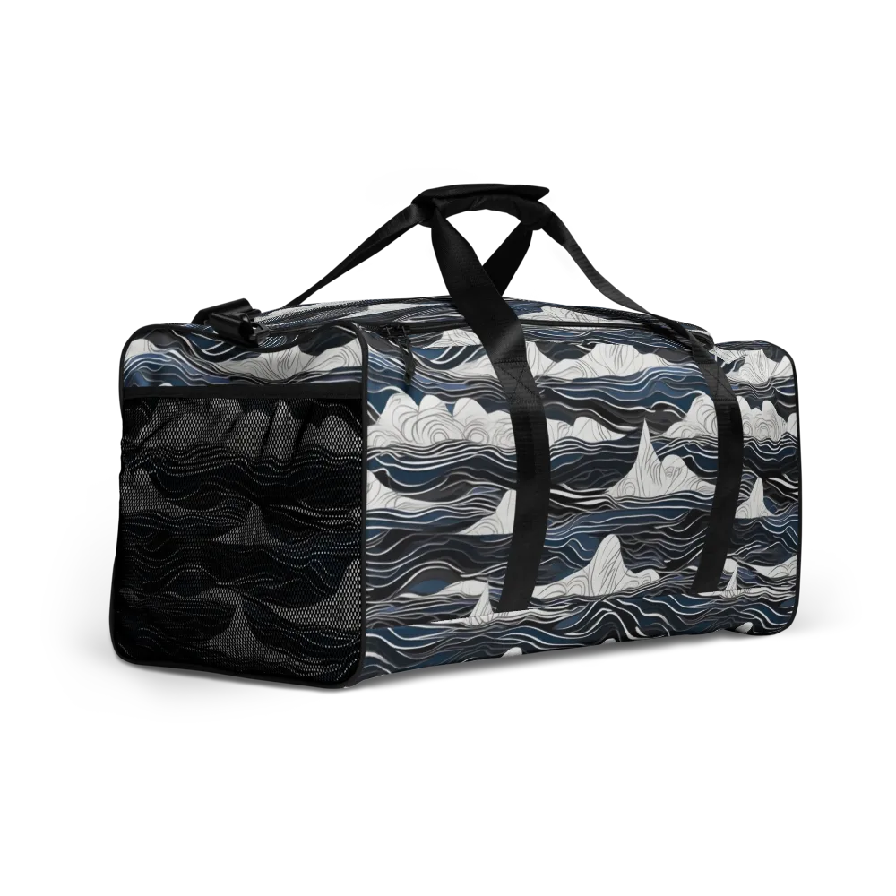 Inkbound Tides on Duffle Bag — Right Front