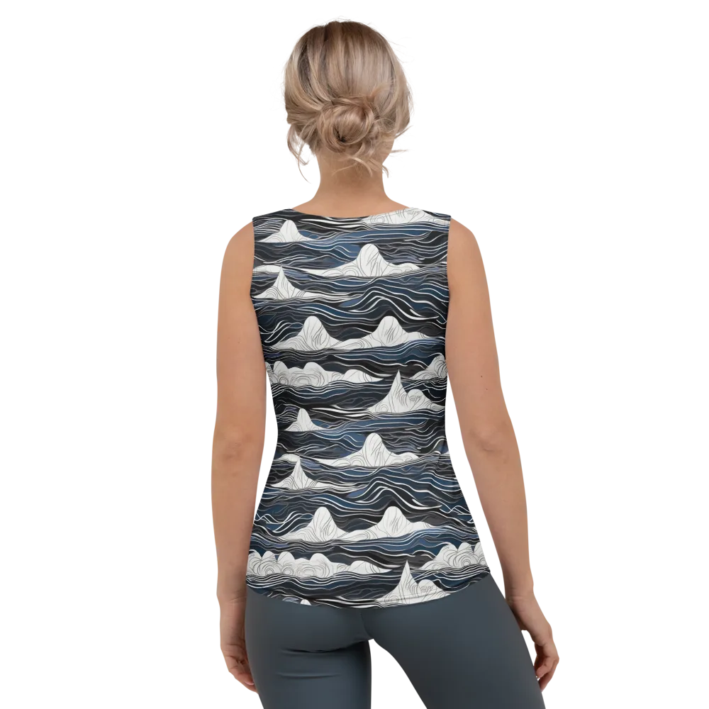 Inkbound Tides on Women's Tank Top — Back