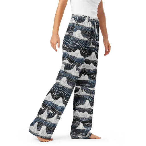 Inkbound Tides on a Women's Pajama Pants