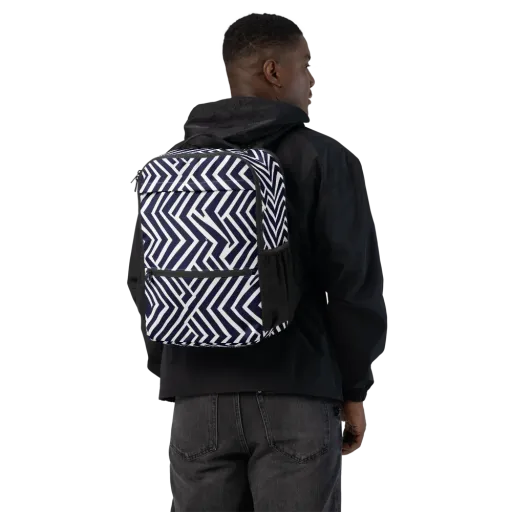 Navy Circuit on a Utility Backpack