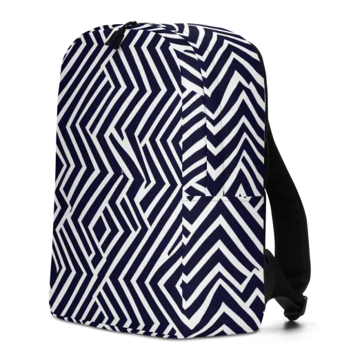 Navy Circuit on a Minimalist Backpack