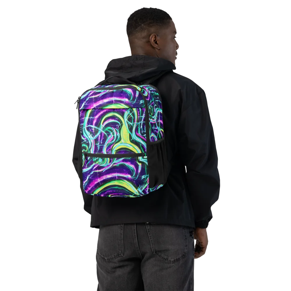 Quesnel's Vortex on Utility Backpack — Back