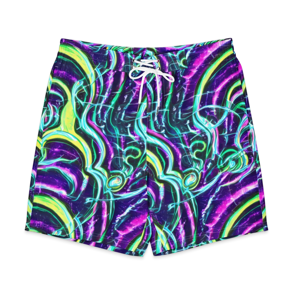 Quesnel's Vortex on Men's Board Shorts — Front