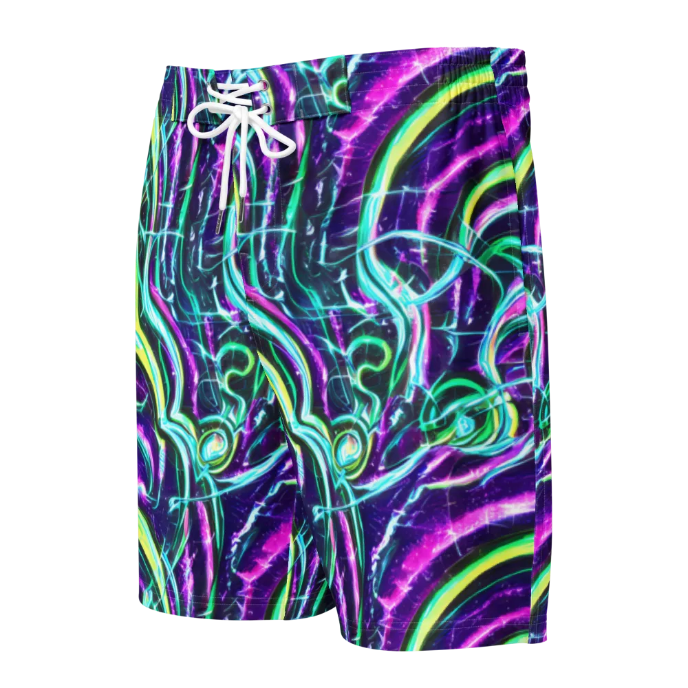 Quesnel's Vortex on Men's Board Shorts — Front