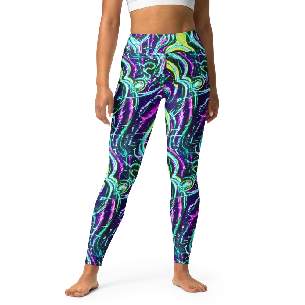 Quesnel's Vortex on Yoga Leggings — Front