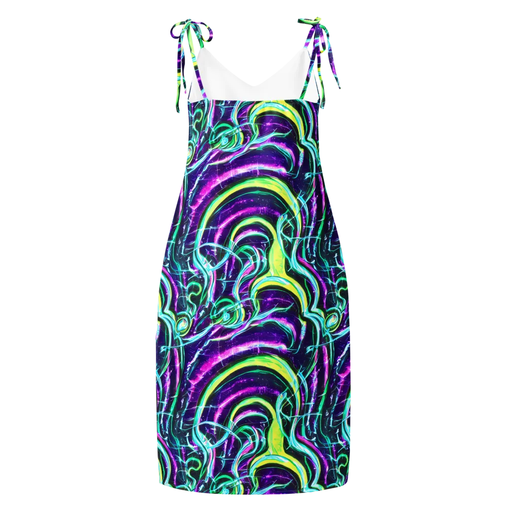 Quesnel's Vortex on Slip Dress — Back