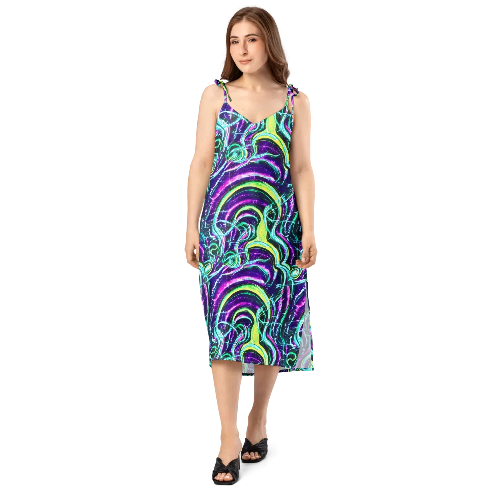Quesnel's Vortex on Slip Dress — Front