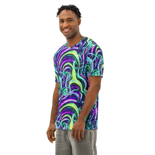 Quesnel's Vortex on a Men's Cotton Crew Neck T-Shirt