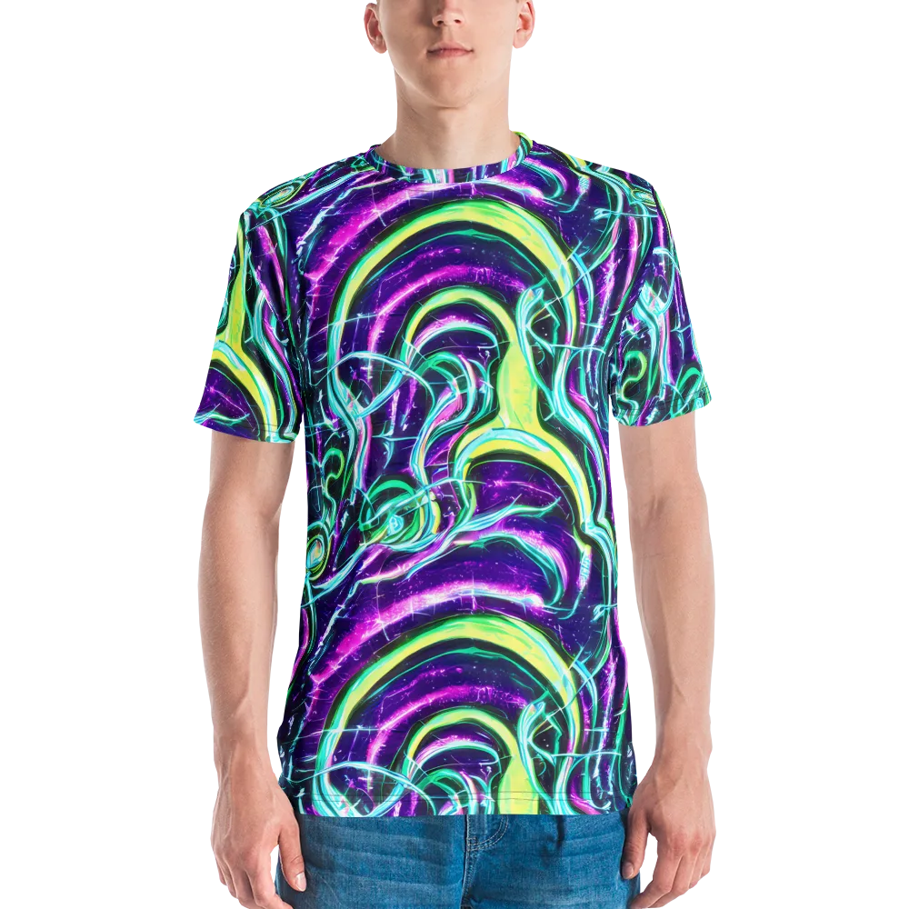 Quesnel's Vortex on Men's Crew Neck T-Shirt — Front