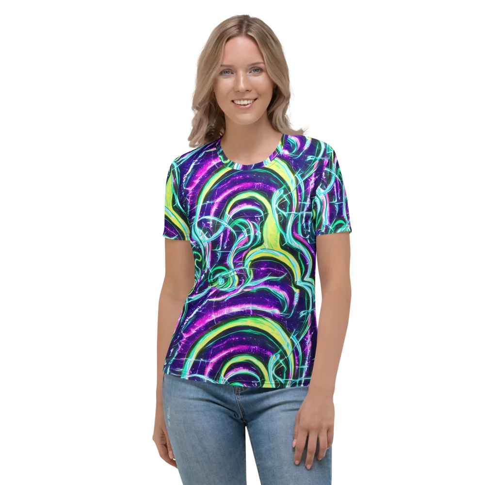 Quesnel's Vortex on Women's Crew Neck T-Shirt — Front