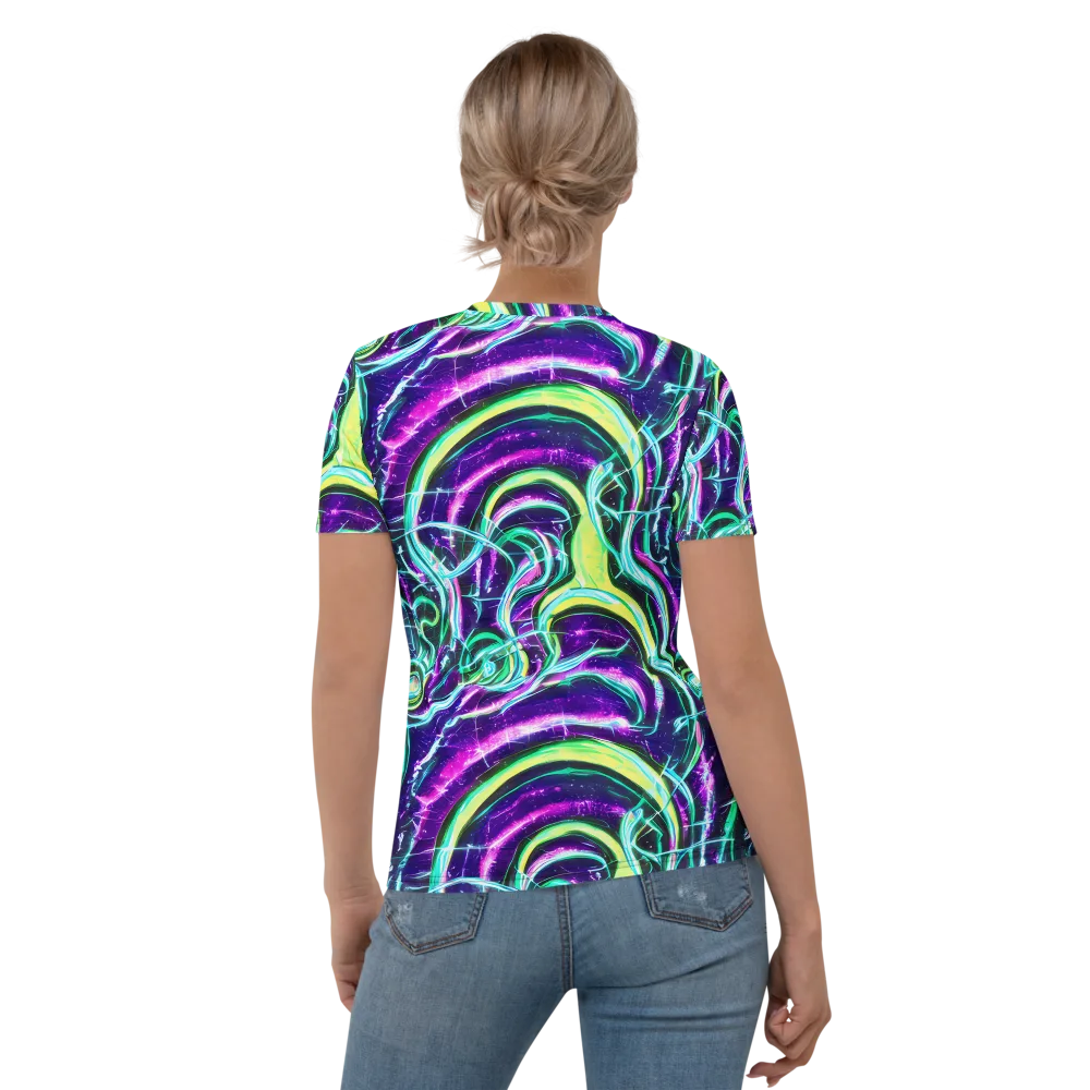 Quesnel's Vortex on Women's Crew Neck T-Shirt — Back