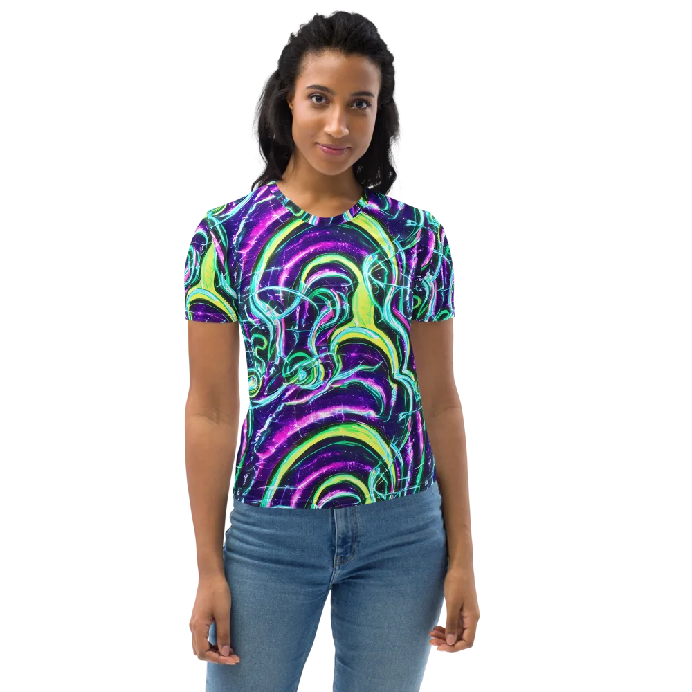 Quesnel's Vortex on Women's Crew Neck T-Shirt — Front