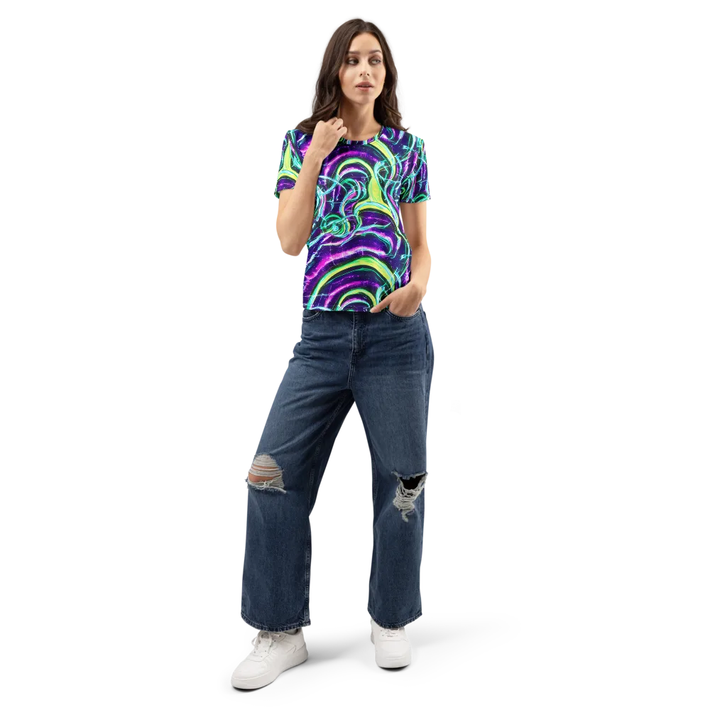 Quesnel's Vortex on Women's Crew Neck T-Shirt — Front