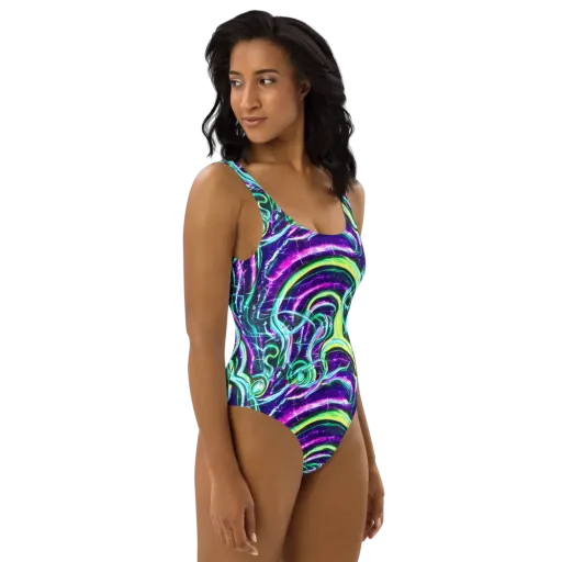Quesnel's Vortex on a One-Piece Swimsuit