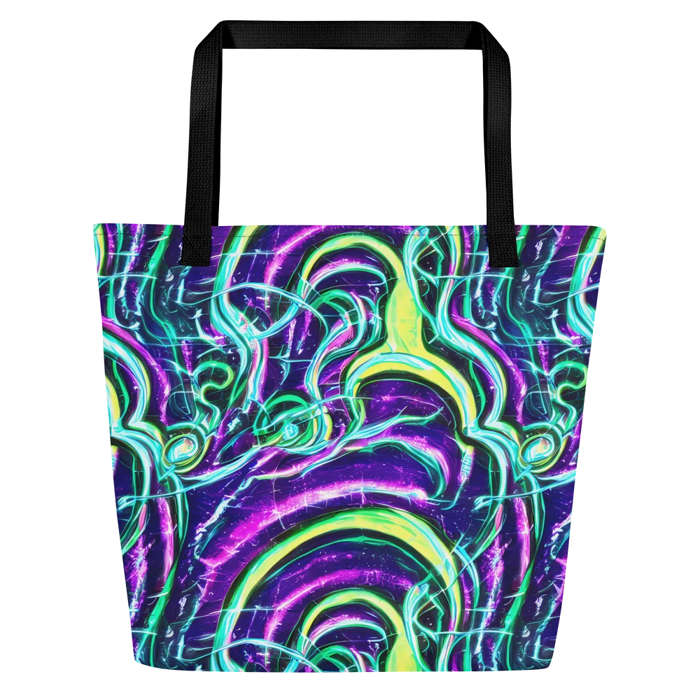 Quesnel's Vortex on Large Tote Bag W/ Pocket — Front