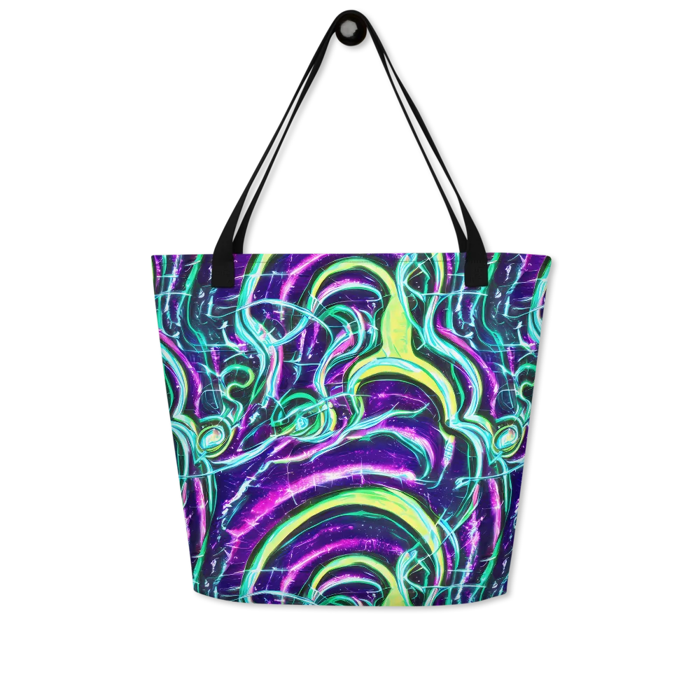 Quesnel's Vortex on Large Tote Bag W/ Pocket — Front