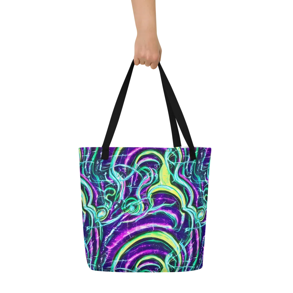 Quesnel's Vortex on Large Tote Bag W/ Pocket — Front