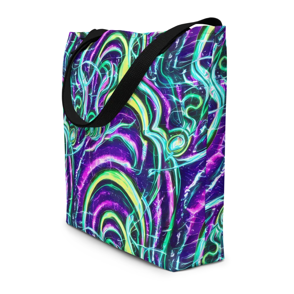 Quesnel's Vortex on Large Tote Bag W/ Pocket — Front
