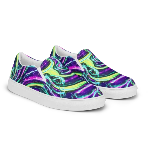 Quesnel's Vortex on a Women's Slip-On Canvas Shoes