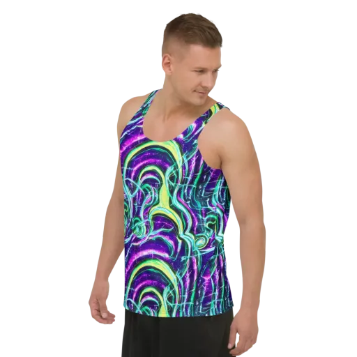 Quesnel's Vortex on a Men's Tank Top