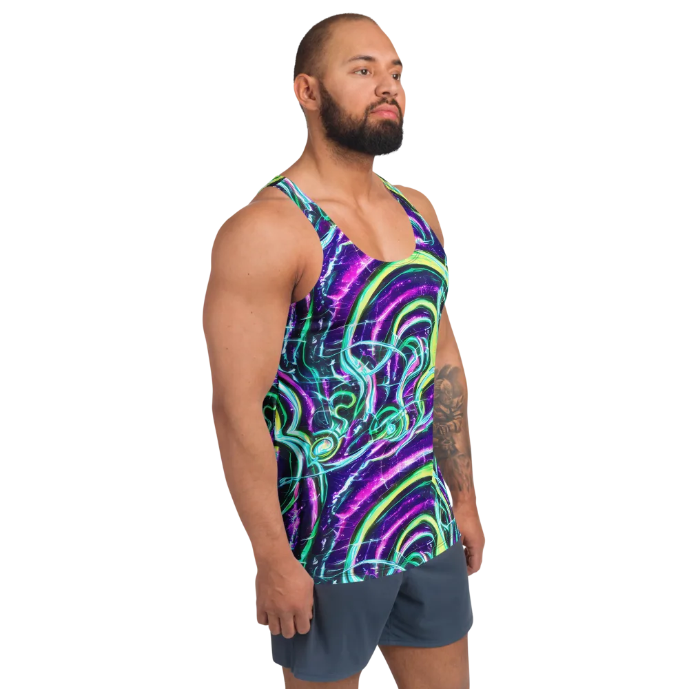 Quesnel's Vortex on Men's Tank Top — Right Front