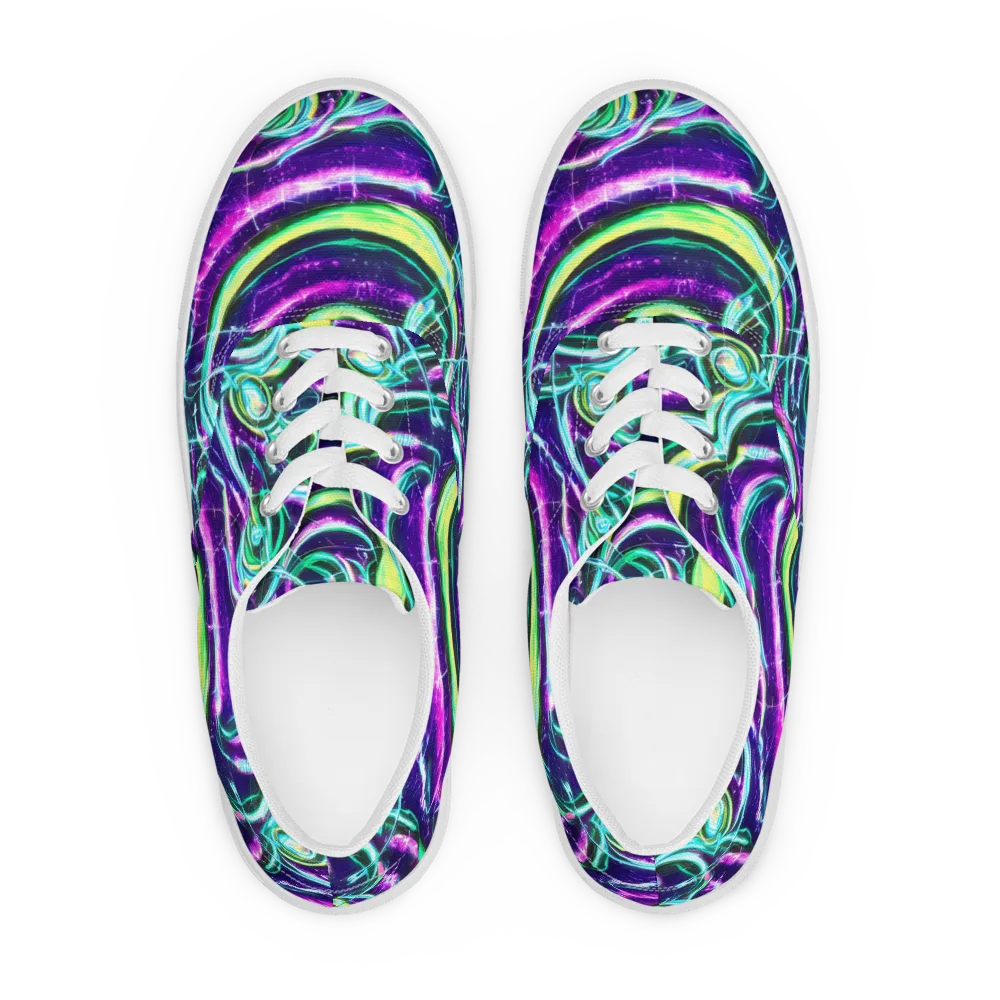 Quesnel's Vortex on Men's Lace-Up Canvas Shoes — Front