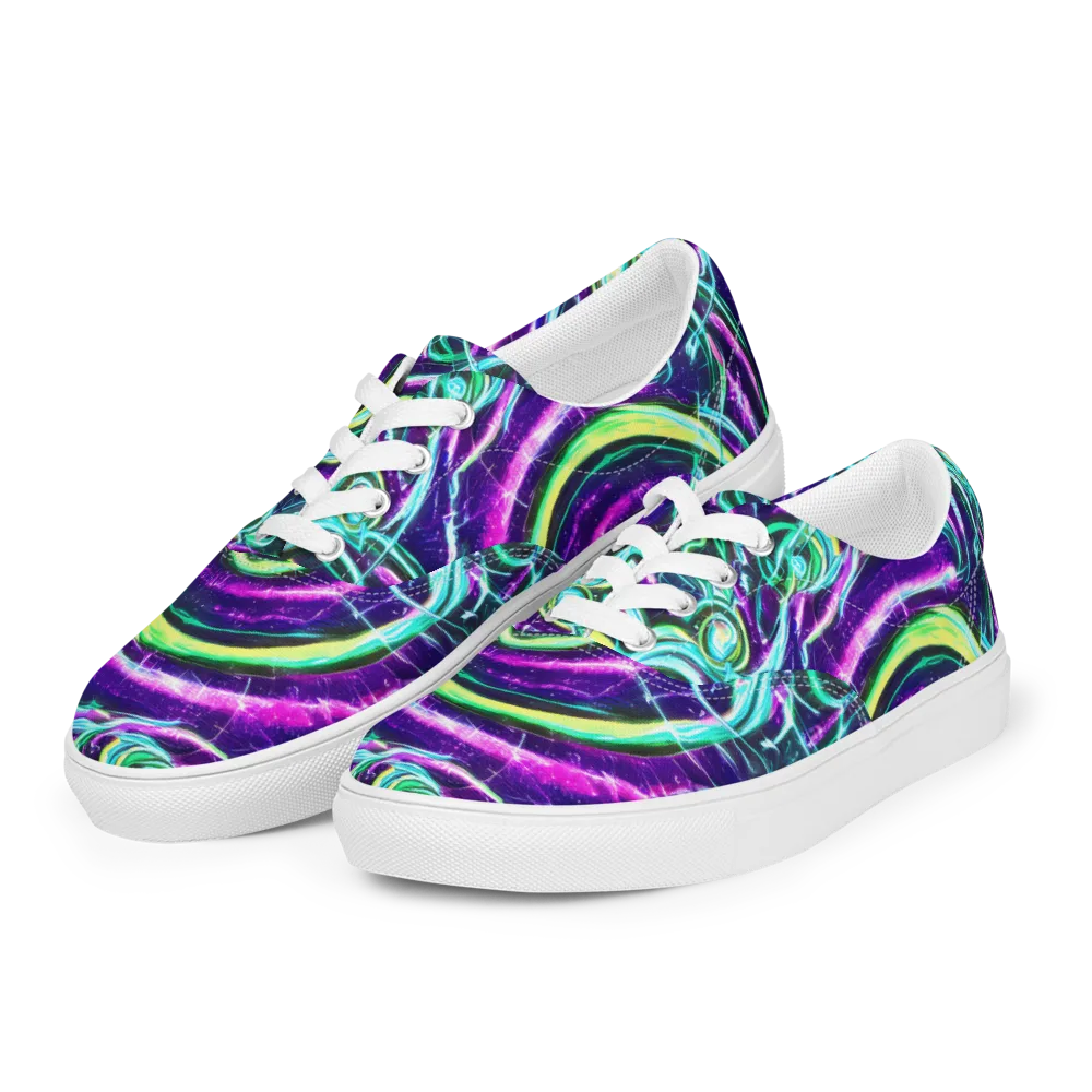 Quesnel's Vortex on Men's Lace-Up Canvas Shoes — Left Front