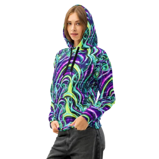 Quesnel's Vortex on a Cotton Hoodie