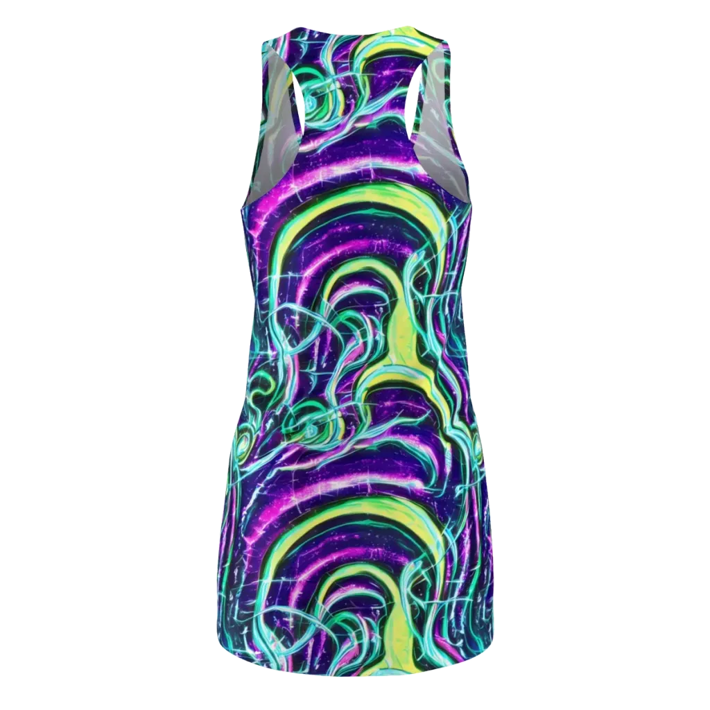 Quesnel's Vortex on Racerback Dress — Back