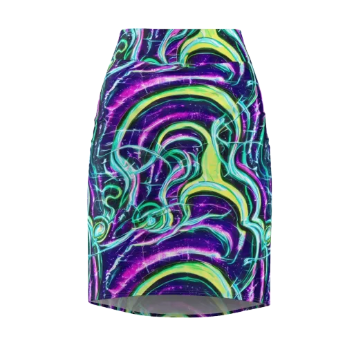 Quesnel's Vortex on a Pencil Skirt
