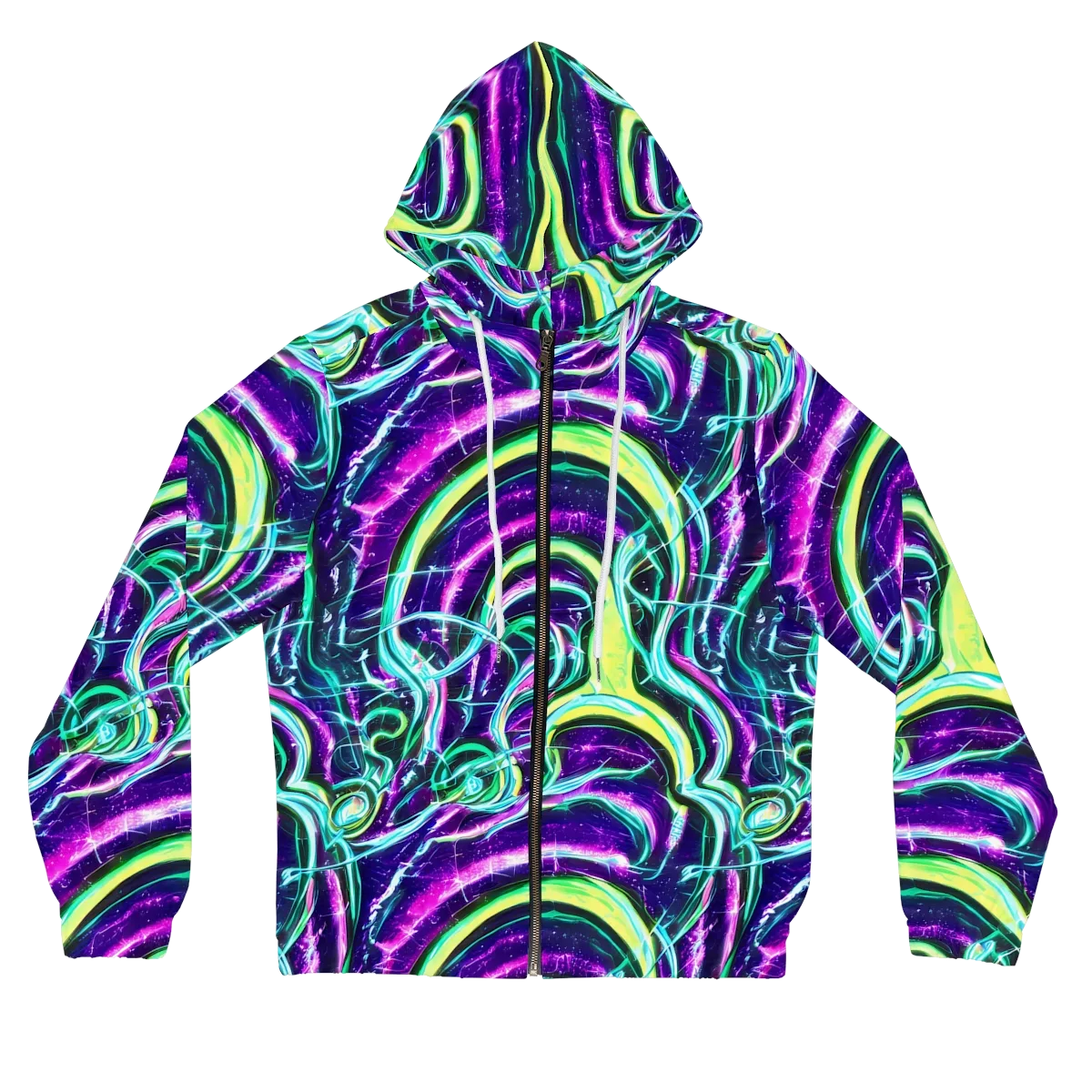 Quesnel's Vortex on Women's Full-Zip Hoodie — Front