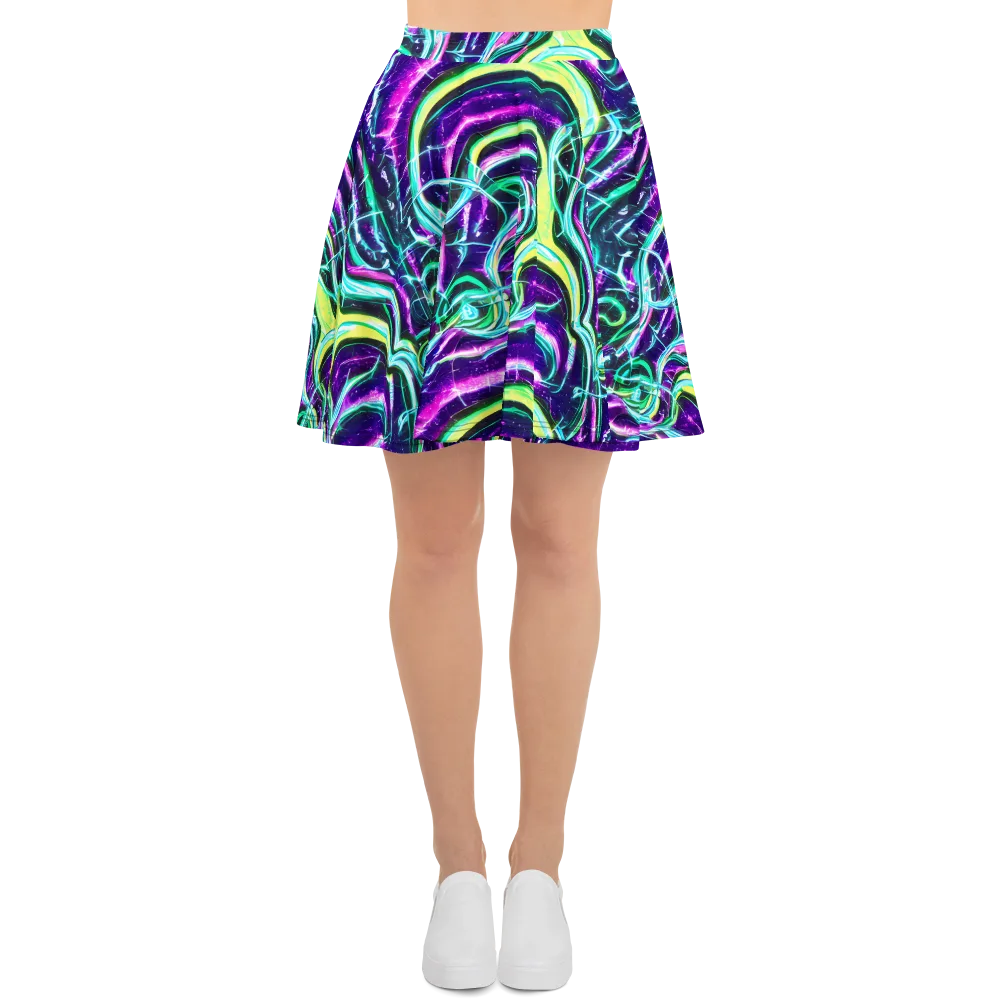 Quesnel's Vortex on Skater Skirt — Front