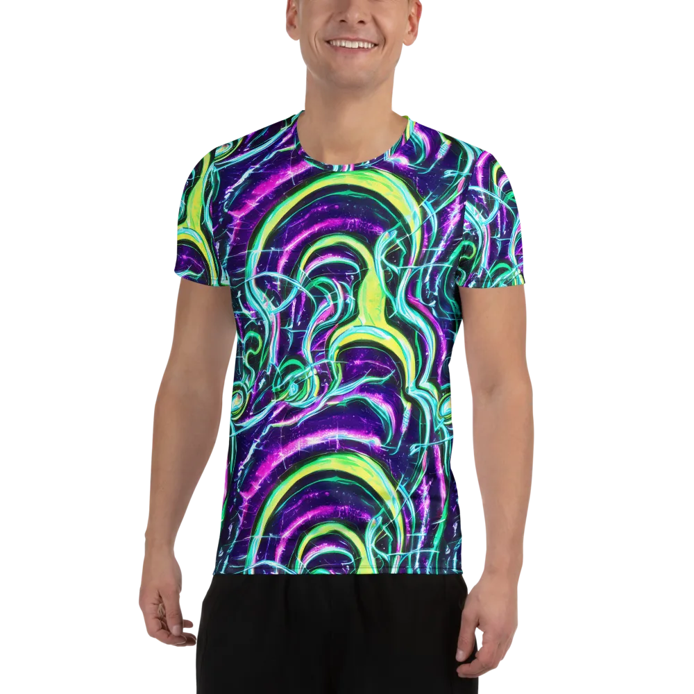 Quesnel's Vortex on Men's Athletic T-Shirt — Front