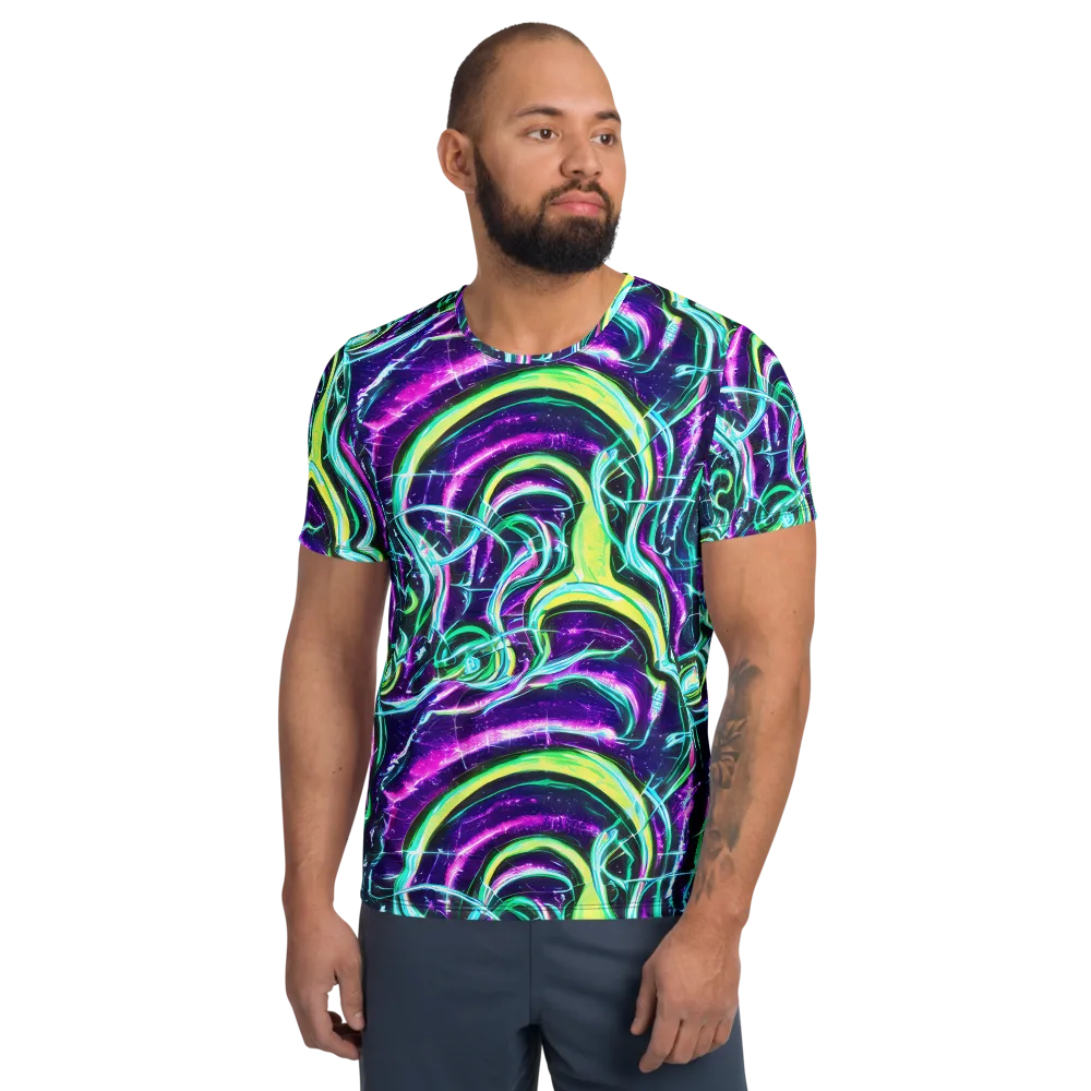 Quesnel's Vortex on Men's Athletic T-Shirt — Front