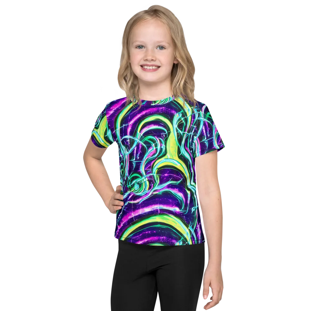 Quesnel's Vortex on Kids Crew Neck T-Shirt — Front