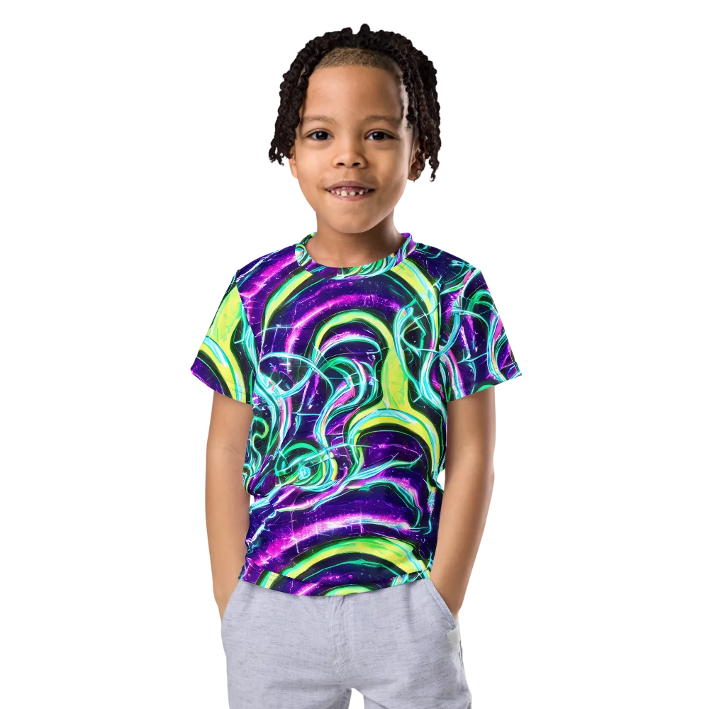 Quesnel's Vortex on Kids Crew Neck T-Shirt — Front