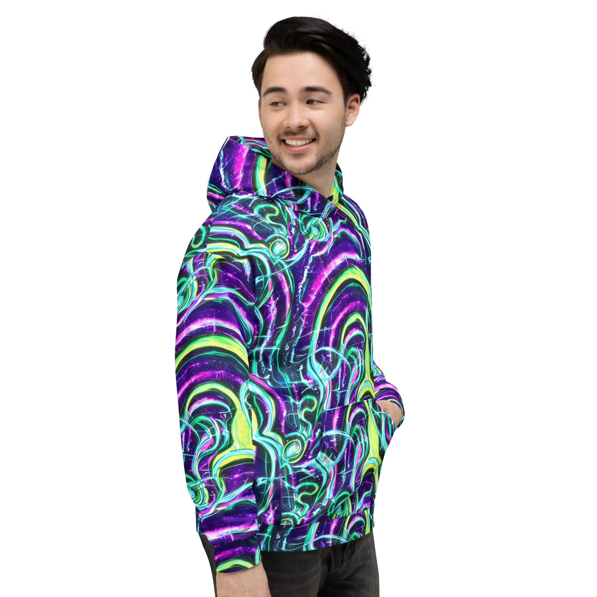 Quesnel's Vortex on Hoodie — Right