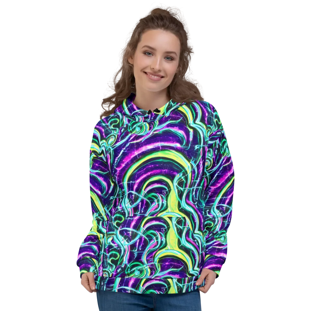 Quesnel's Vortex on Hoodie — Front