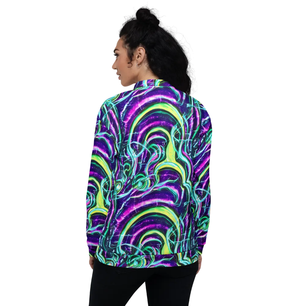 Quesnel's Vortex on Bomber Jacket — Back
